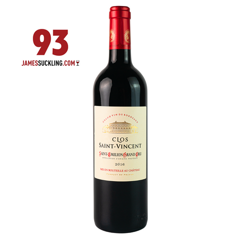 Clos Saint Vincent - Saint Emilion Grand Cru Red 2018