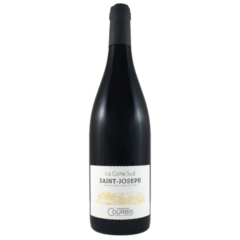Wine bottle labeled 'Saint-Joseph' on a white background