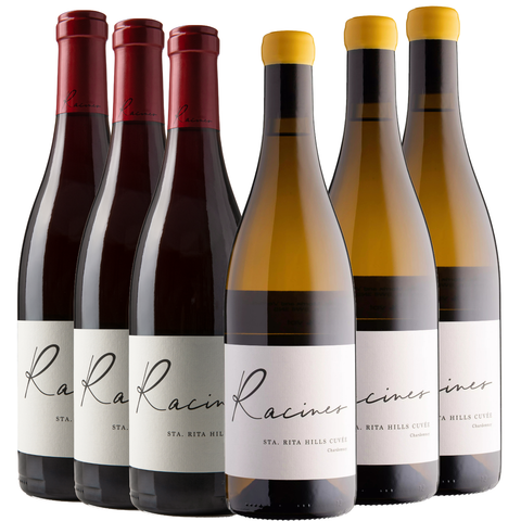 2-CASE MIX BUNDLE Racines - Sta Rita Hills Cuvee - 2 Case Bundle White & Red 2020 - 12 x 750 ml