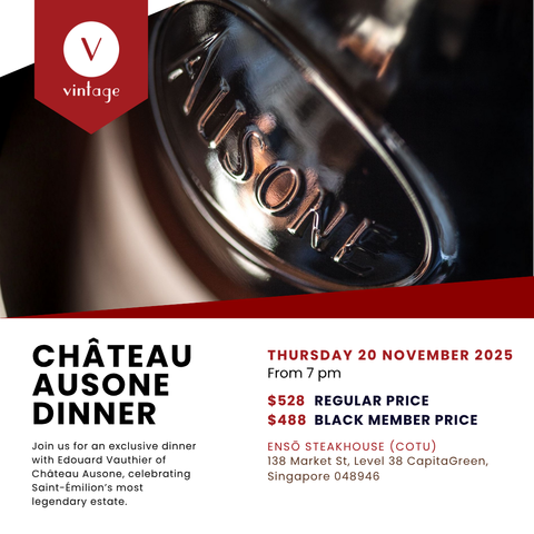 Château Ausone Dinner – A Night with Saint-Émilion’s Legend