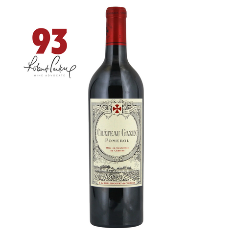 Chateau Gazin wine bottle – available online in Singapore
