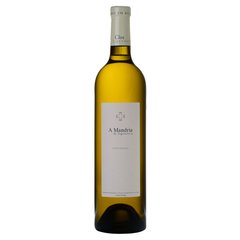 Clos Signdore Wine bottle labeled 'A Mandria' on a white background