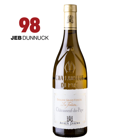 Domaine Grand Veneur Chateauneuf du Pape La Fontaine White wine bottle Singapore