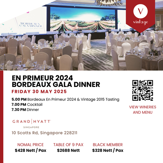 Bordeaux Gala Dinner 2025 at Grand Hyatt - 30 May