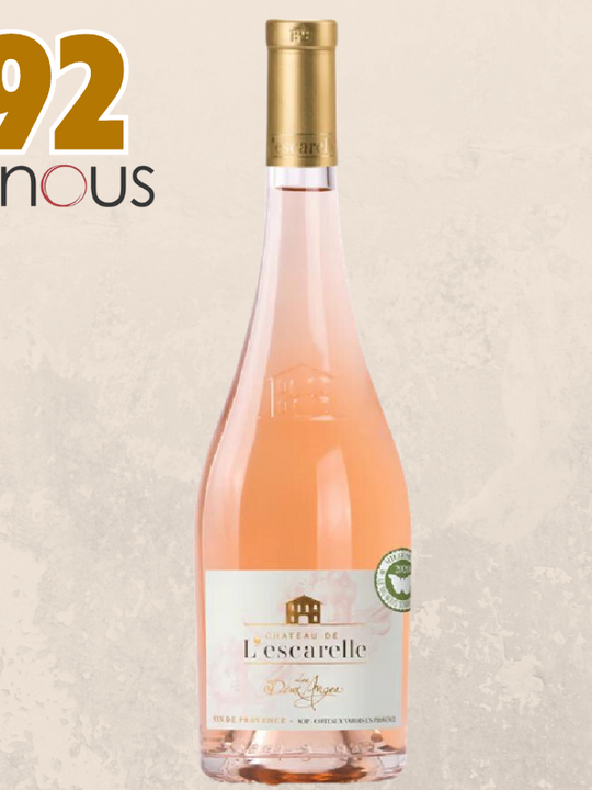 Chateau de L'Escarelle - Provence Rose 'Les Deux Anges' Organic 2022 Magnum