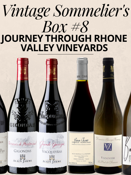 Vintage Sommelier's Box #8 : Journey through Rhone Valley vineyards