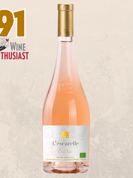 Chateau de L'Escarelle - Provence 'Les Deux Anges' Organic Rose 2023