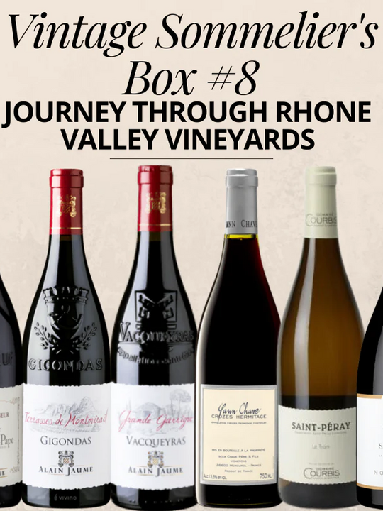 Vintage Sommelier's Box #8 : Journey through Rhone Valley vineyards